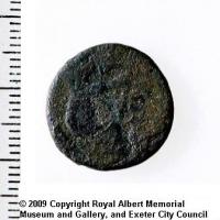 Coin of Julius Caesar found at Hamlin Lane allotments