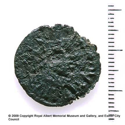 A Middle Saxon coin imported from Frisia (obverse)