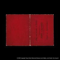 Fire Guard appointment card