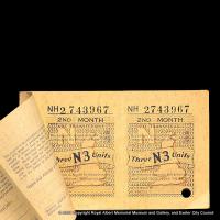 A motor fuel ration book