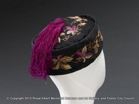 Smoking cap worn by Grandpa Cole in Alphington