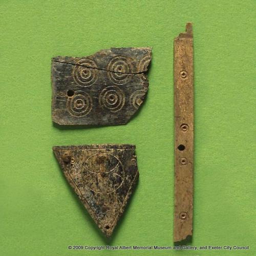 Decorated bone panels