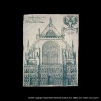Daniel King’s view of the West Front at Exeter Cathedral