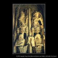 Sculpture of the Annunciation at Exeter Cathedral