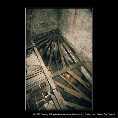The timber vault in Exeter Cathedral