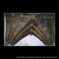 The timber vault in Exeter Cathedral