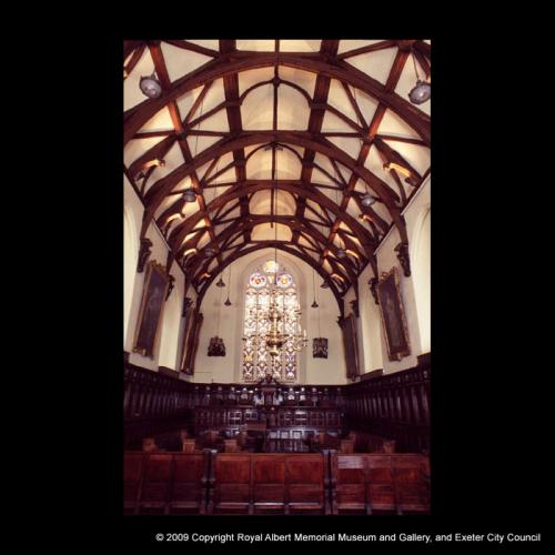 The Guildhall: a modern view of the interior