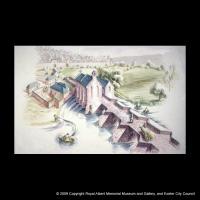 Reconstruction of Exe Bridge in late 13th century