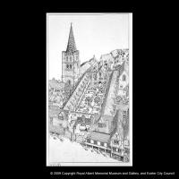 Reconstruction view of the College of Vicars Choral