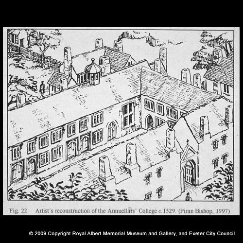 Reconstruction view of the Annuellars’ College