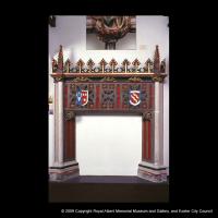 The fireplace from the Precentor’s house, Cathedral Close