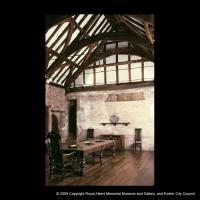 A view of the guest hall at St Nicholas Priory