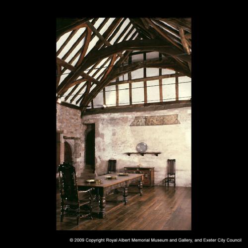 A view of the guest hall at St Nicholas Priory