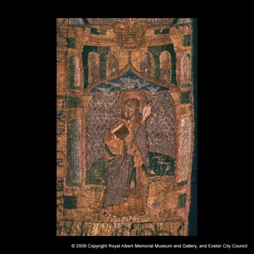 Detail showing St Paul from the St Mary Arches vestment