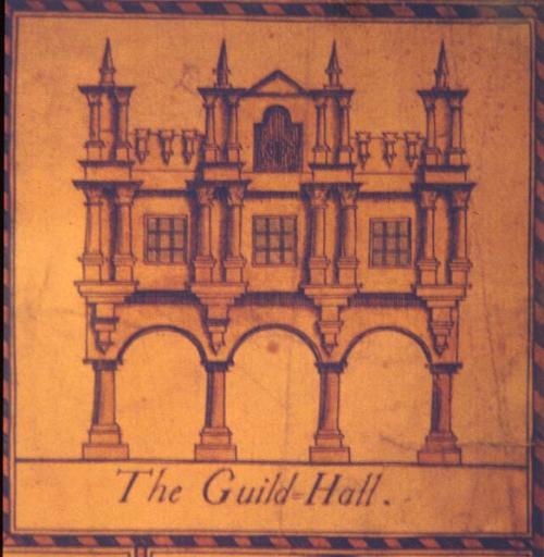 The Guildhall façade when complete