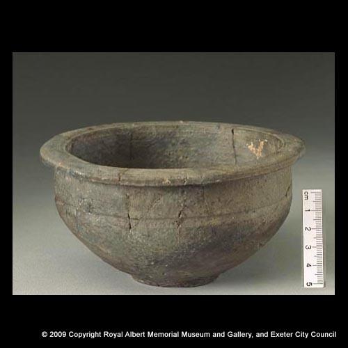 A bowl used in the Roman fortress