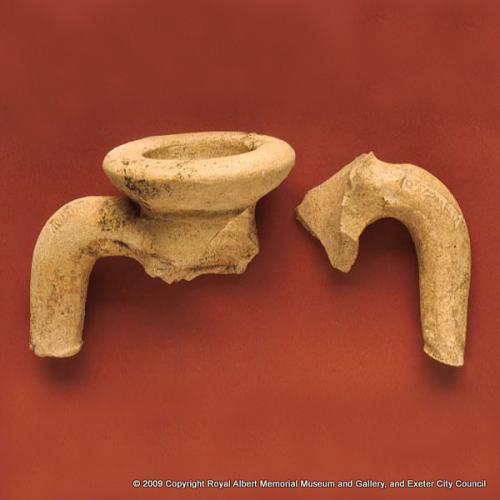 Amphora handles with impressed stamps