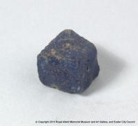 Blue glass tessera