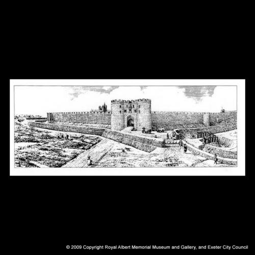 Reconstruction of the defences at East Gate