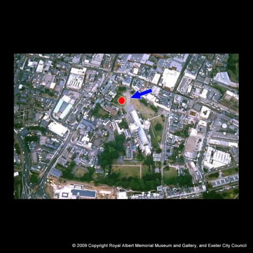 Location of the Anglo–Saxon cemtery