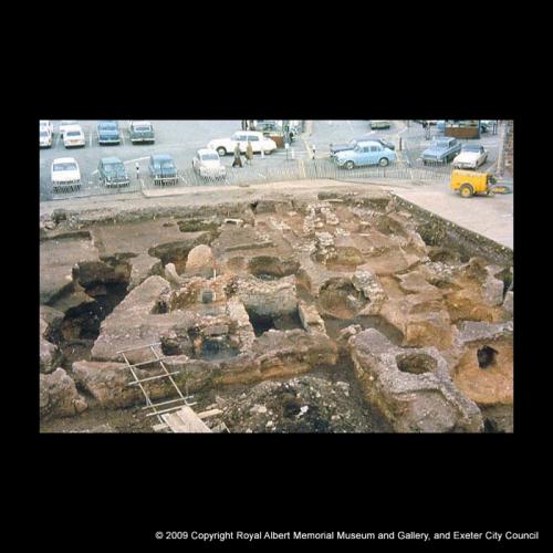 Excavation in Trichay Street in 1972