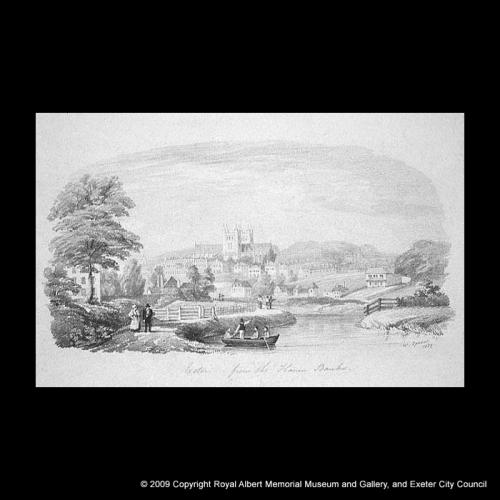 Exeter from Haven Banks