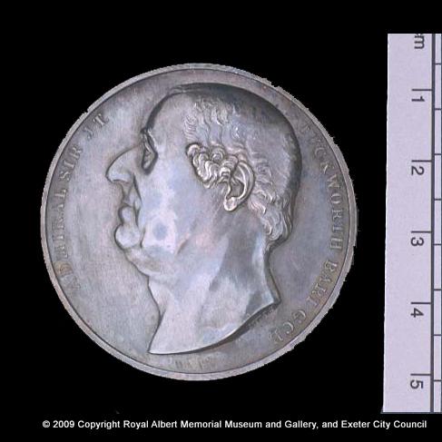 The Admiral Duckworth medal (obverse)
