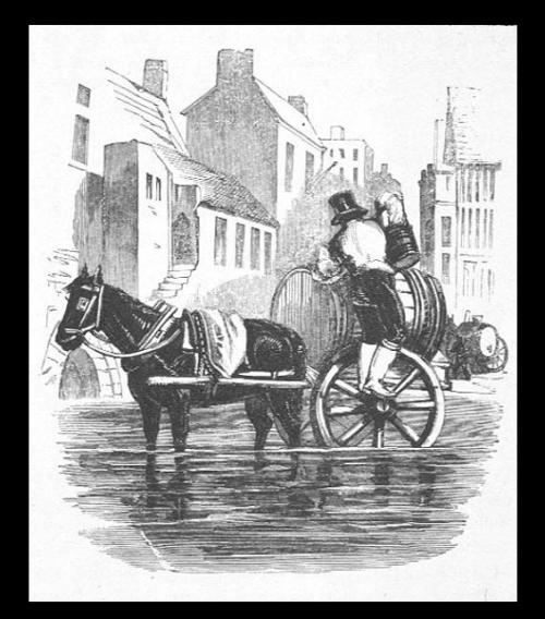 Collecting water from the Exe