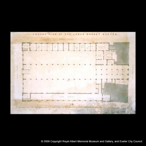 Charles Fowler’s plan of the Lower Market