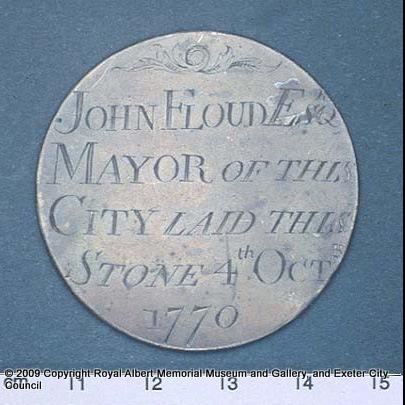 The second Exe Bridge foundation plate (reverse)