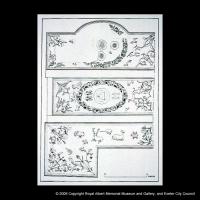 Archaeological record of the plaster ceiling at 144 Fore Street