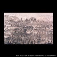 Detail of the  Buck Brothers’ view of Exeter from St Thomas