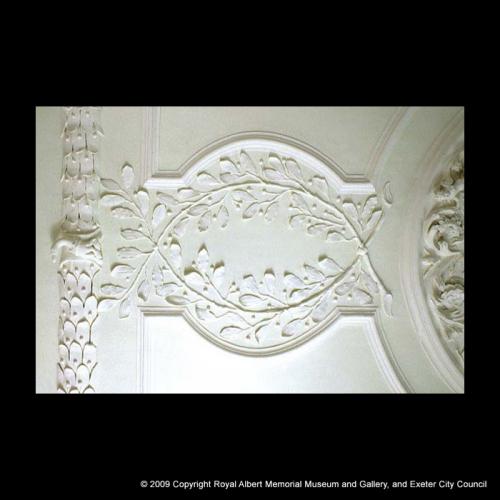 Cleeve House plasterwork: a detail