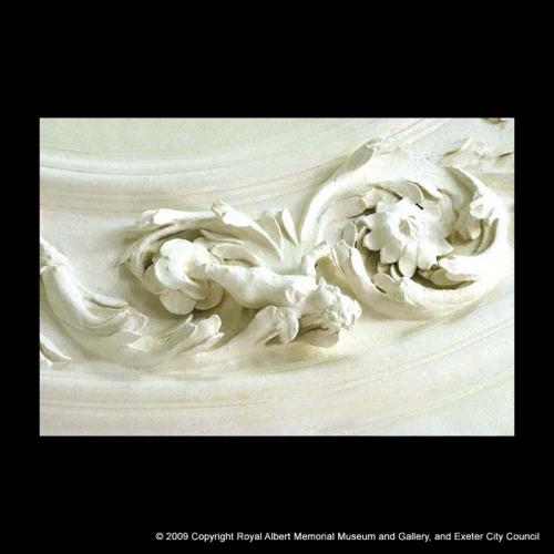 Cleeve House plasterwork: a detail