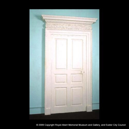 Door and door case of the Free Grammar School