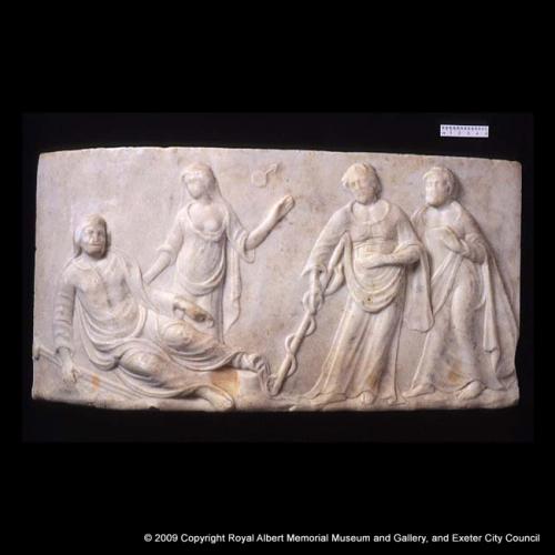 A panel from William Musgrave’s tomb