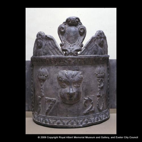 A rainwater head from Bradninch Place