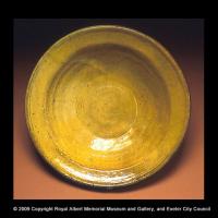 A North Devon Plain Slipware dish