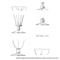 A series of Venetian drinking glasses