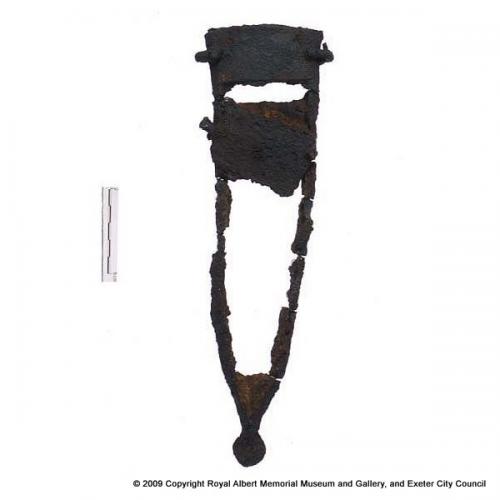An iron dagger frame