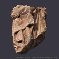 Fragment of a sculpture of the Virgin and Child
