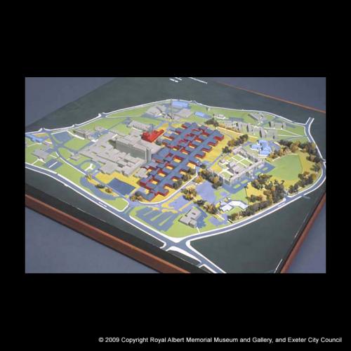 Model of Wonford Hospital