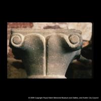 Norman capital from the St Nicholas Priory lavabo