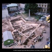 View of the Roman bath–house