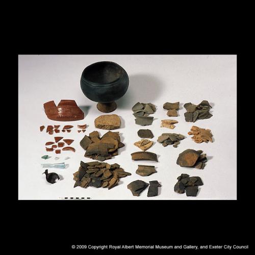 A soldier’s burial goods, from Holloway Street