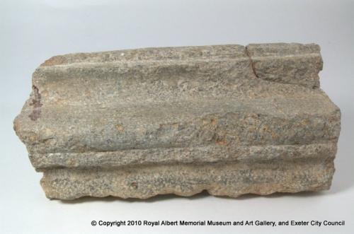 Stone fitting from the bath–house