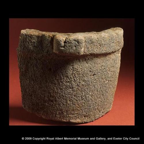 A mortar imported from the Rhineland