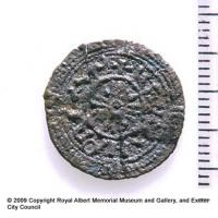 A silver denier of Andrew I of Hungary (reverse)