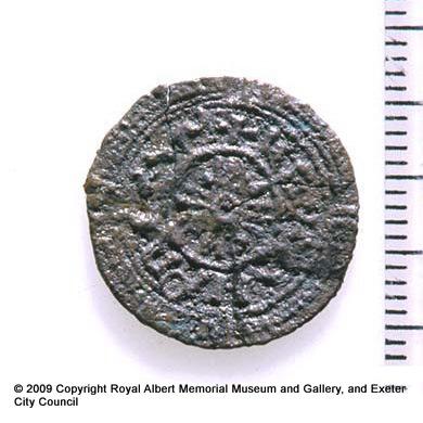 A silver denier of Andrew I of Hungary (reverse)