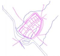 Plan of Saxon Exeter
